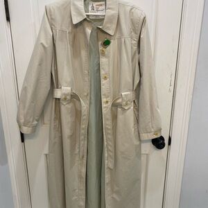 London Fog Light Tan Trench Coat